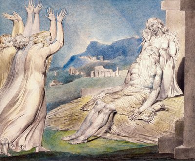 Hiobs Tröster von William Blake